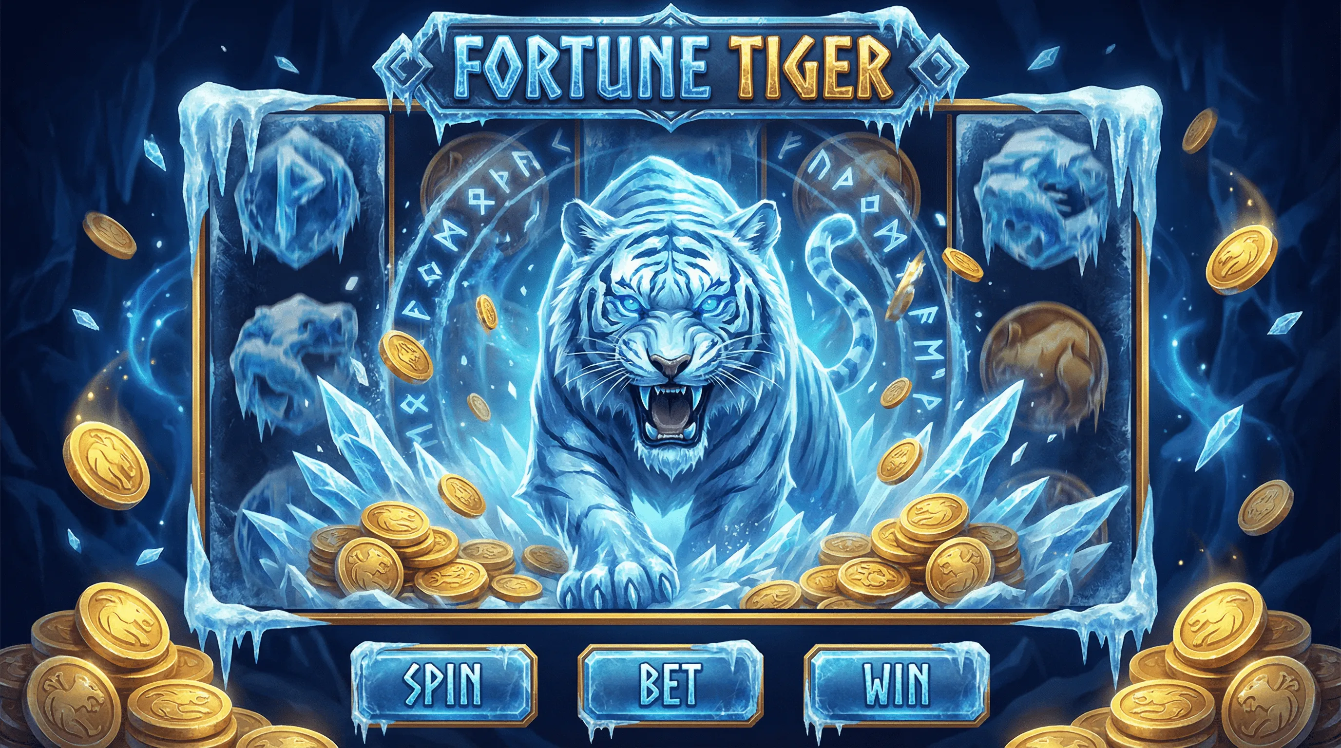 Fortune Tiger - Tigre da Sorte com tema de gelo no zzwin