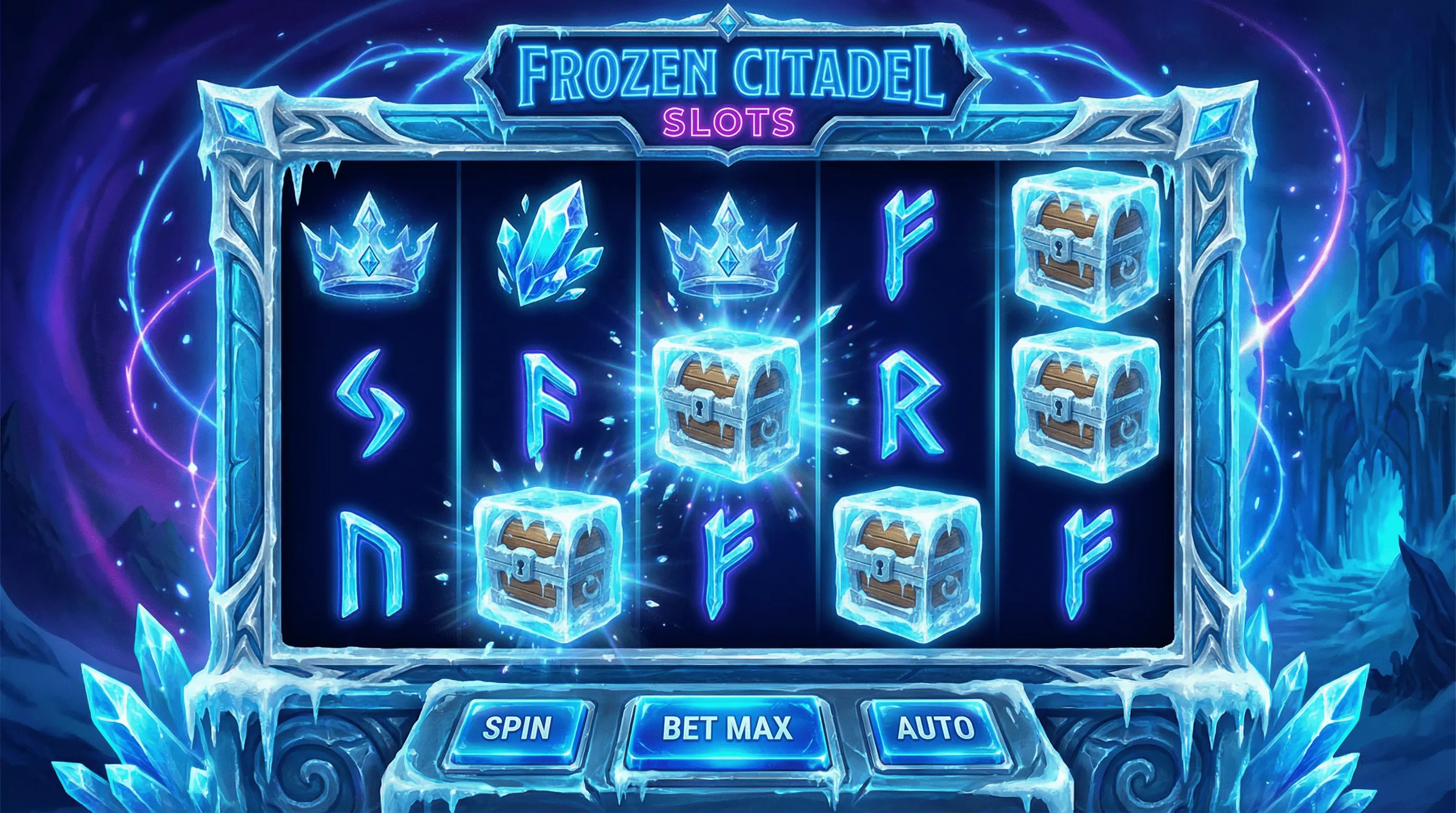 Caça-níqueis temáticos do Trono Gelado no zzwin